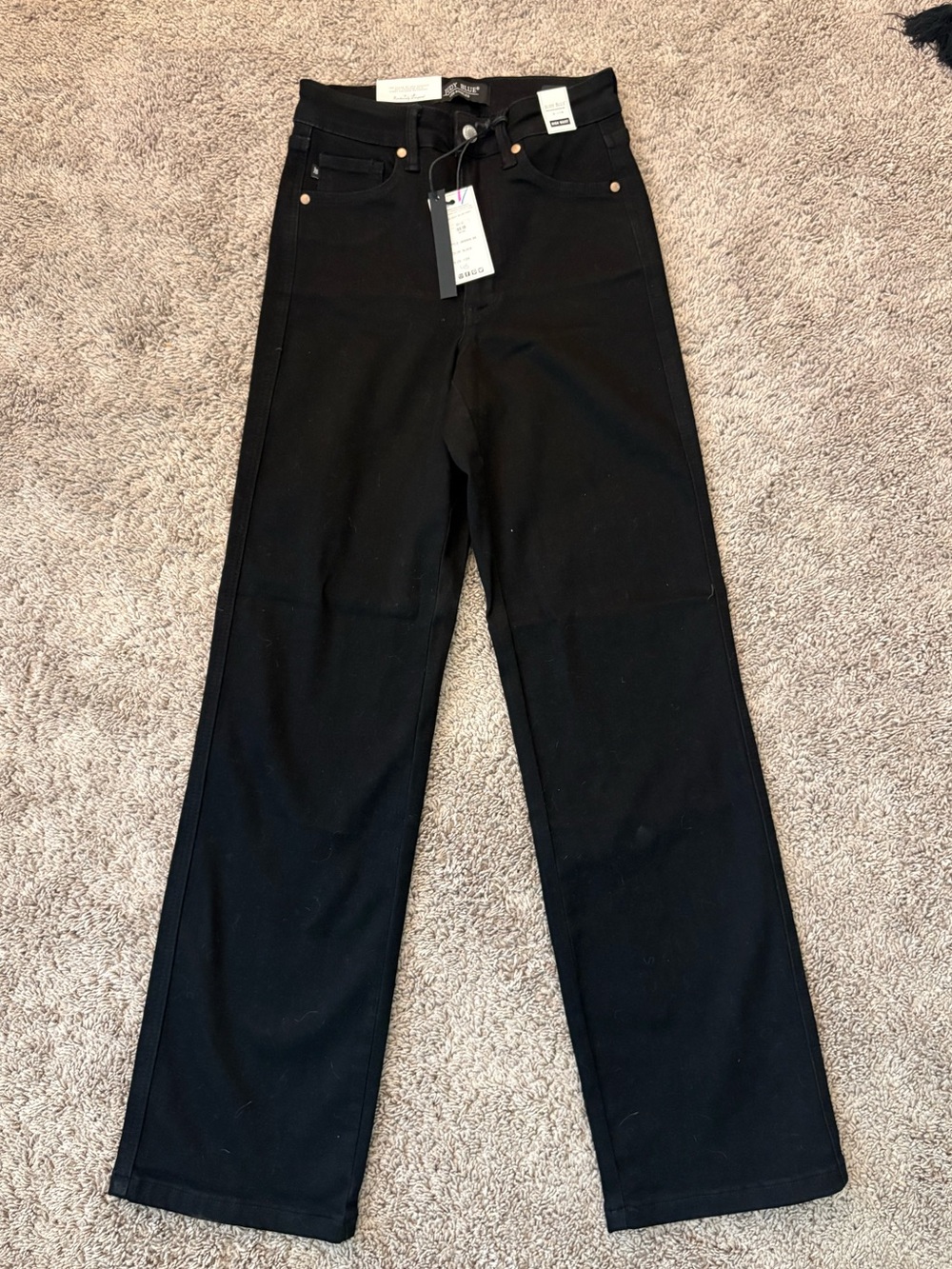 Judy Blue Black Straight Leg High-Rise Jeans